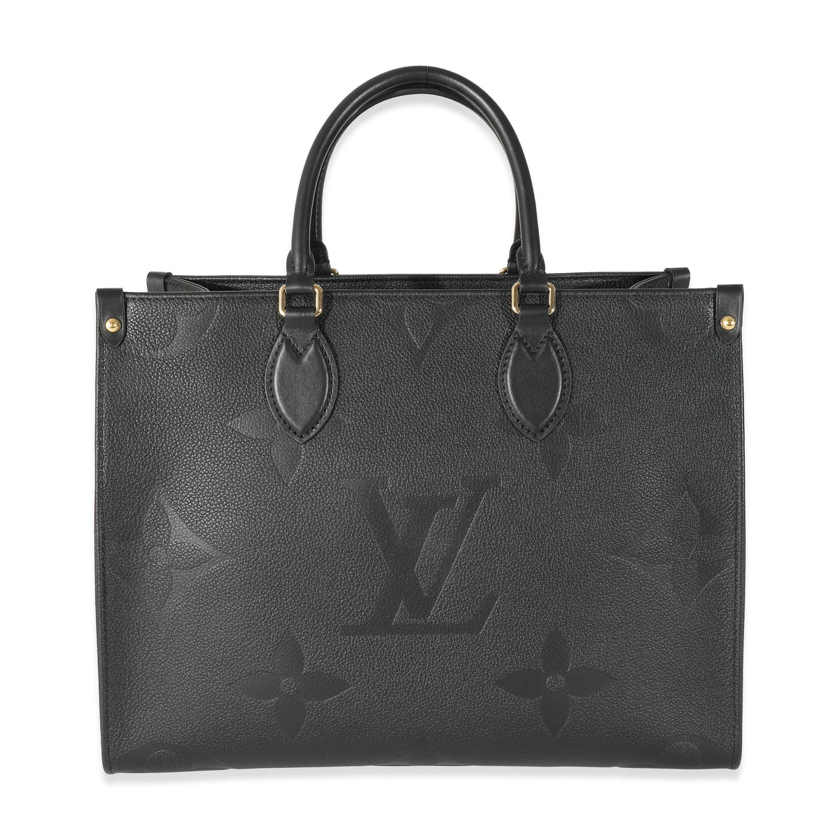 Louis Vuitton Black Monogram Giant Empreinte Onthego MM