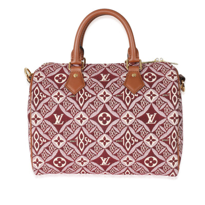 Louis Vuitton Bordeaux Jacquard Monogram Since 1854 Speedy Bandoulière 25