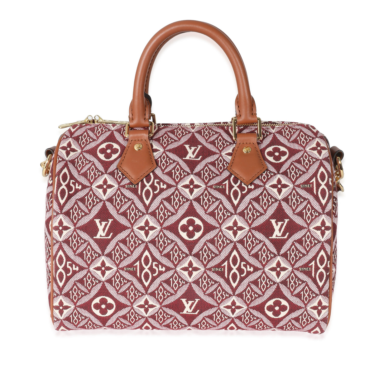 Louis Vuitton Bordeaux Jacquard Monogram Since 1854 Speedy Bandoulière 25