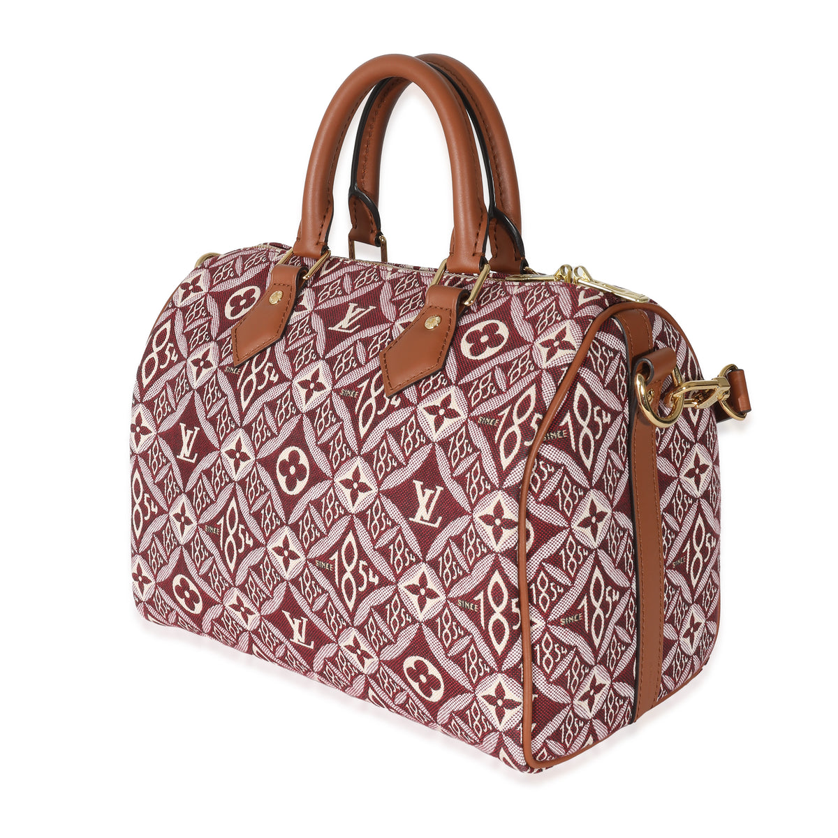 Louis Vuitton Bordeaux Jacquard Monogram Since 1854 Speedy Bandoulière 25