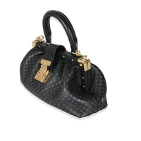 Louis Vuitton Black Monogram Embossed Calfskin Nanogram Clutch