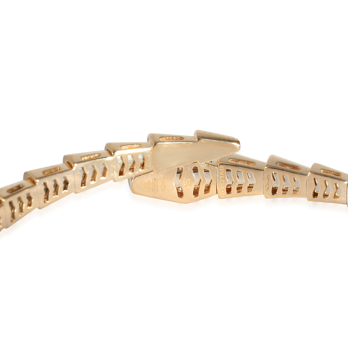 BVLGARI Serpenti Diamond Bracelet in 18K Yellow Gold CTW