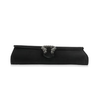 Gucci Black Satin Dionysus Clutch