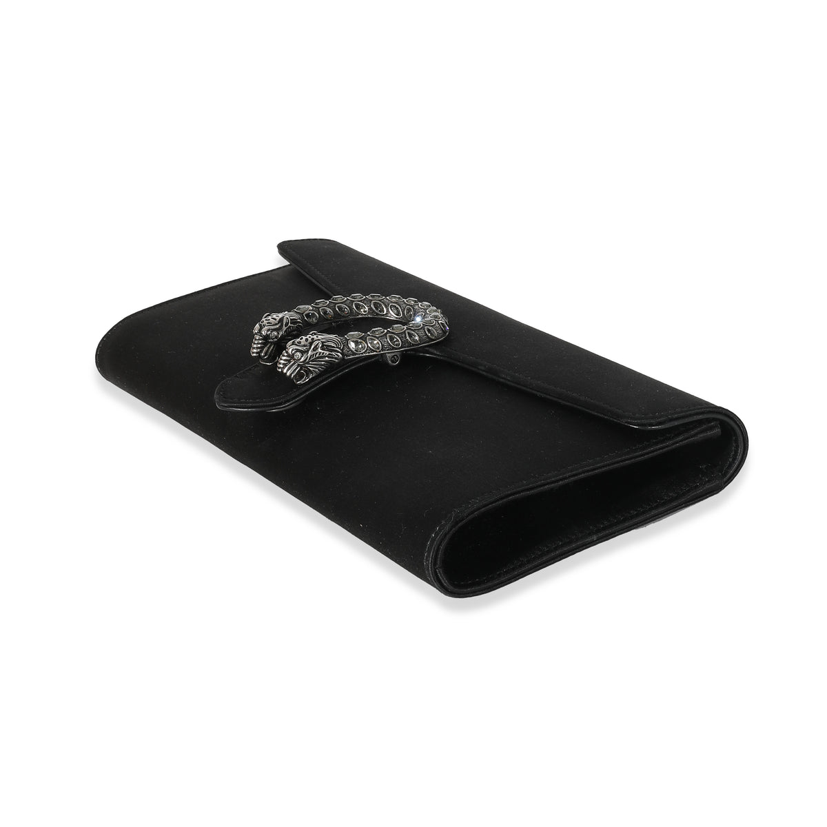 Gucci Black Satin Dionysus Clutch