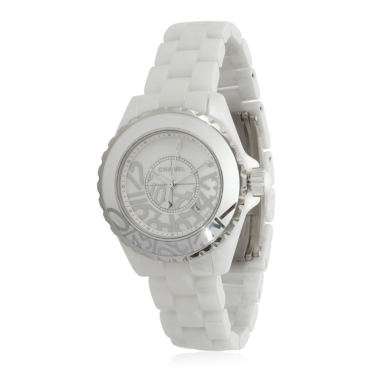 Chanel J-12 Graffiti H5239 Womens Watch in  Ceramic