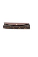 Louis Vuitton Marron Monogram Canvas Sarah Tuileries Wallet