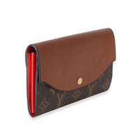 Louis Vuitton Marron Monogram Canvas Sarah Tuileries Wallet