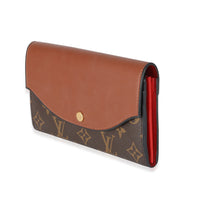 Louis Vuitton Marron Monogram Canvas Sarah Tuileries Wallet