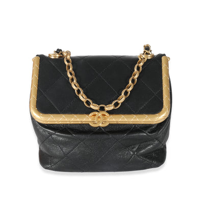 Chanel 20A Black Quilted Calfskin My Crush Bag