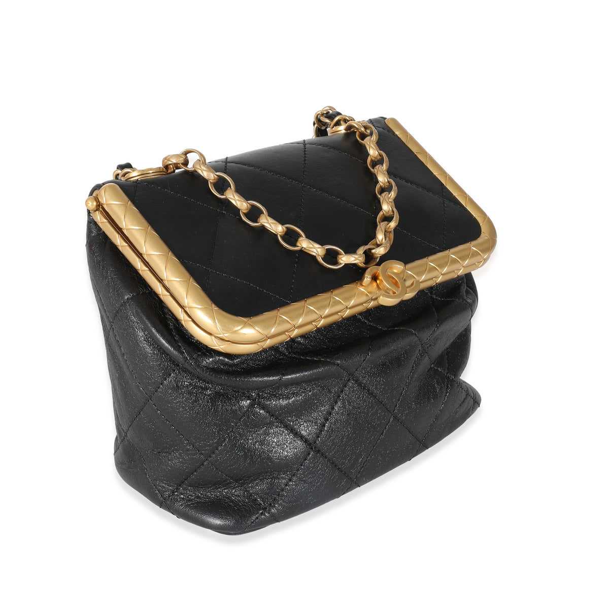 Chanel 20A Black Quilted Calfskin My Crush Bag