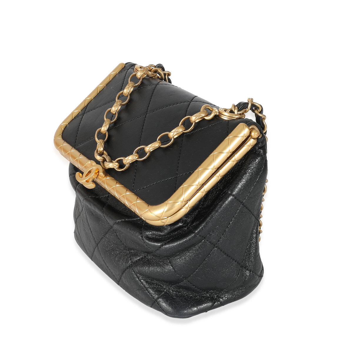 Chanel 20A Black Quilted Calfskin My Crush Bag