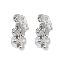 BVLGARI Cicladi Diamond Earrings in 18K White Gold 1.25 CTW