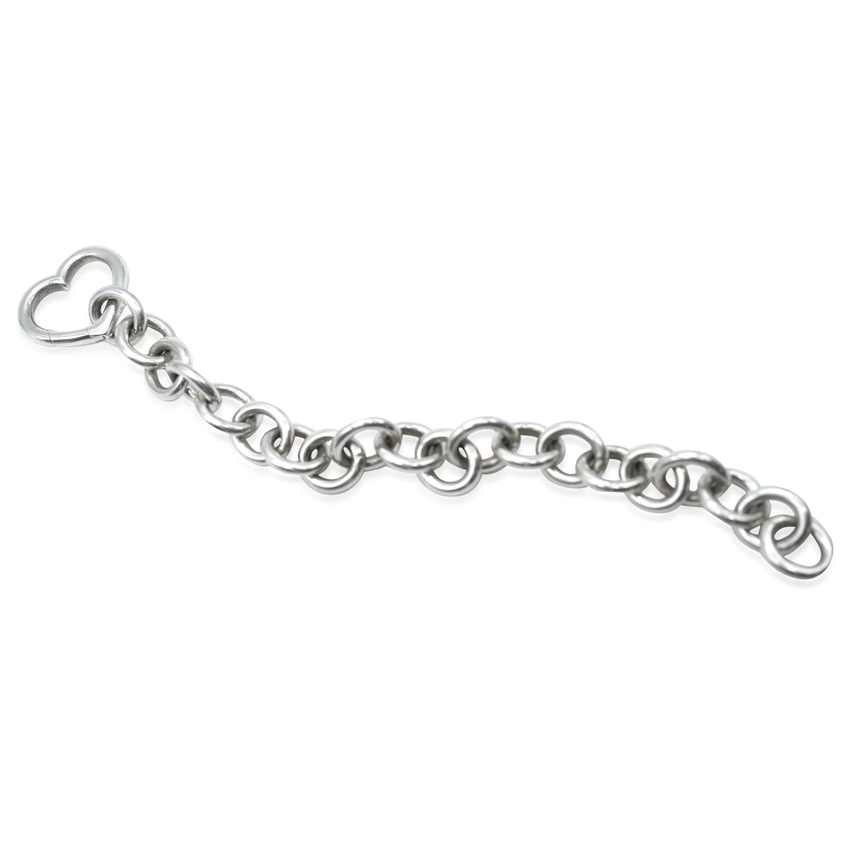 Tiffany & Co. Heart Clasp Bracelet in Sterling Silver