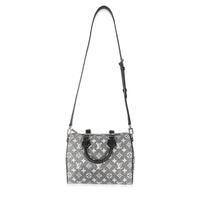 Louis Vuitton Black Monogram Denim Jacquard Speedy Bandouliere 25