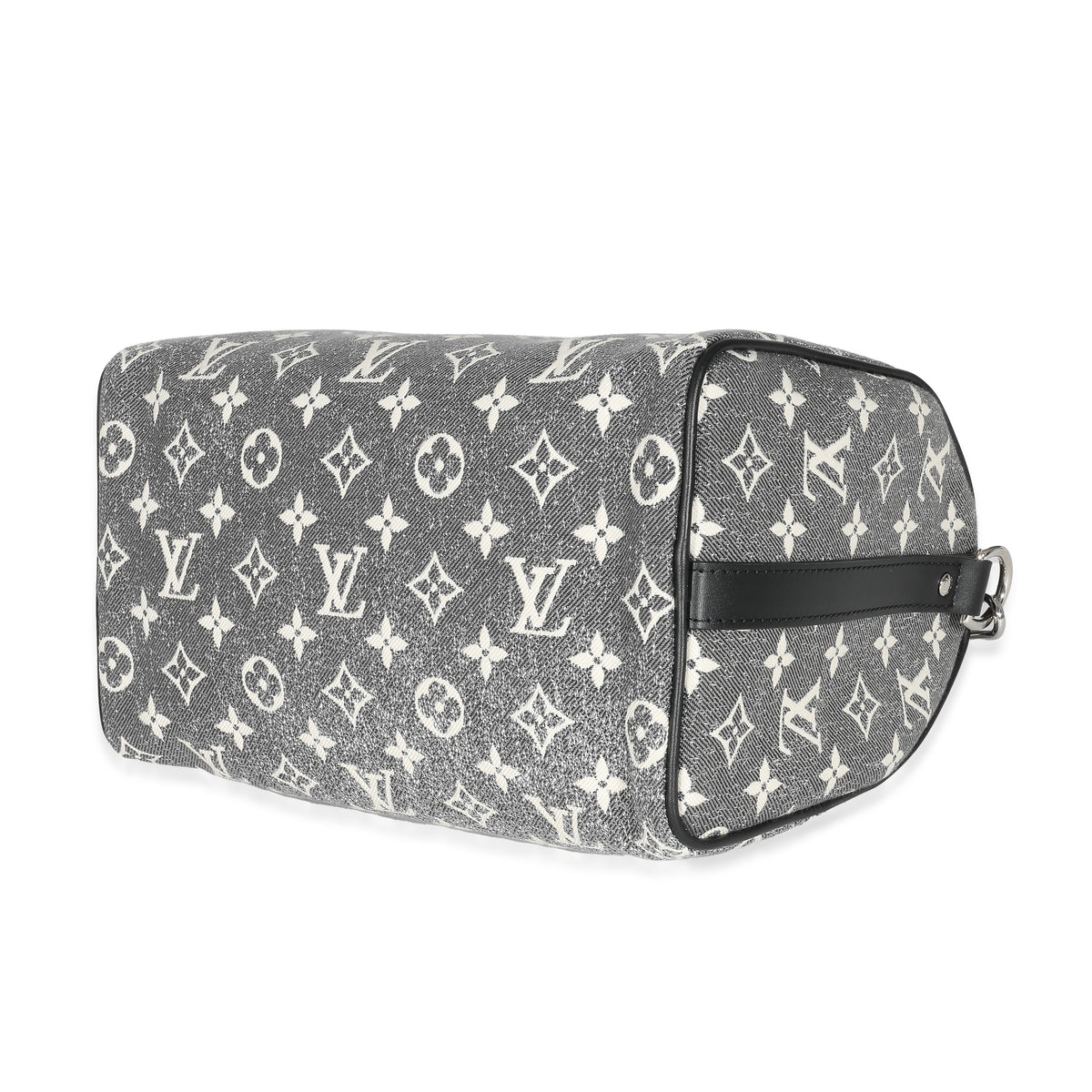 Louis Vuitton Grey/Black Monogram Jacquard Denim Speedy Bandouliere 25 Bag