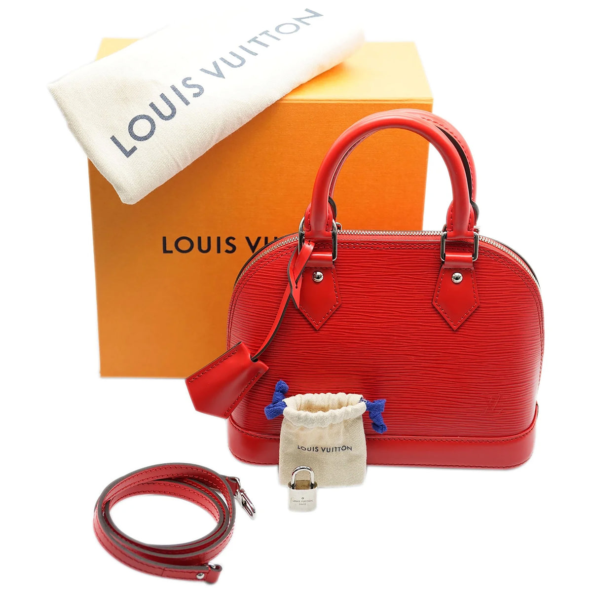 Louis Vuitton Coquelicot Epi Alma BB