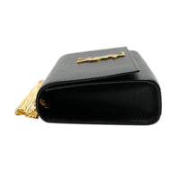 Saint Laurent Black Grain De Poudre Medium Kate Bag