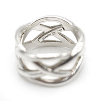 Tiffany & Co. Braided Criss Cross Band in Sterling Silver