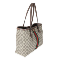 Gucci Beige GG Supreme Canvas Ophidia GG Medium Tote