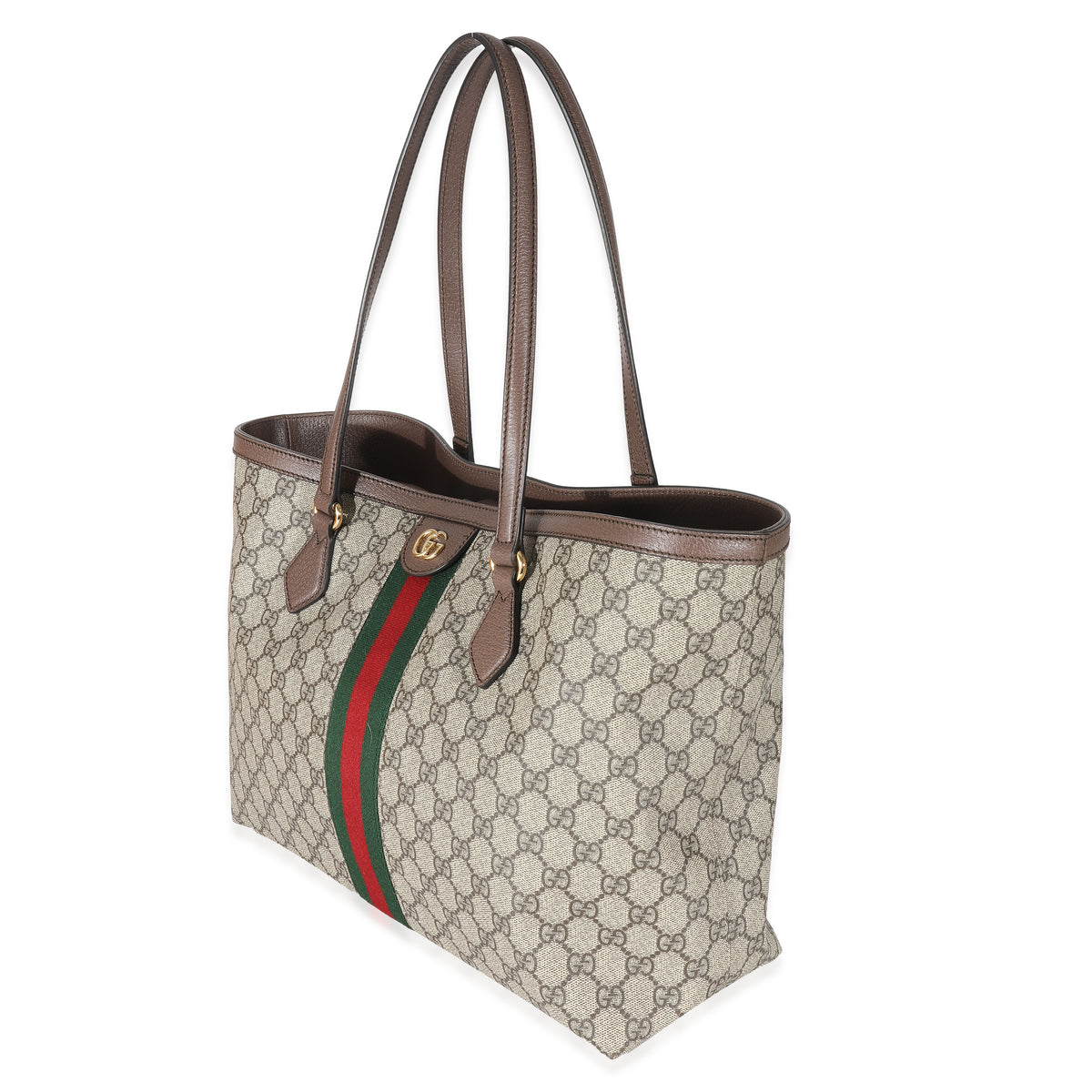 Gucci Beige GG Supreme Canvas Ophidia GG Medium Tote