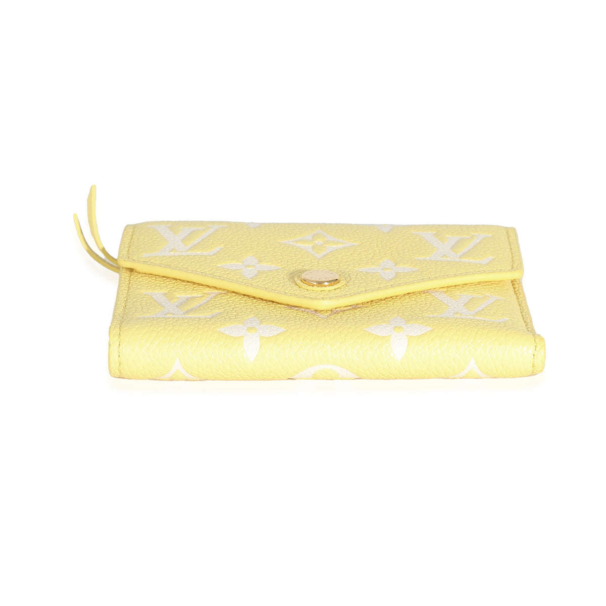 Louis Vuitton Lemon Curd Monogram Empreinte Victorine Wallet