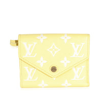 Louis Vuitton Lemon Curd Monogram Empreinte Victorine Wallet