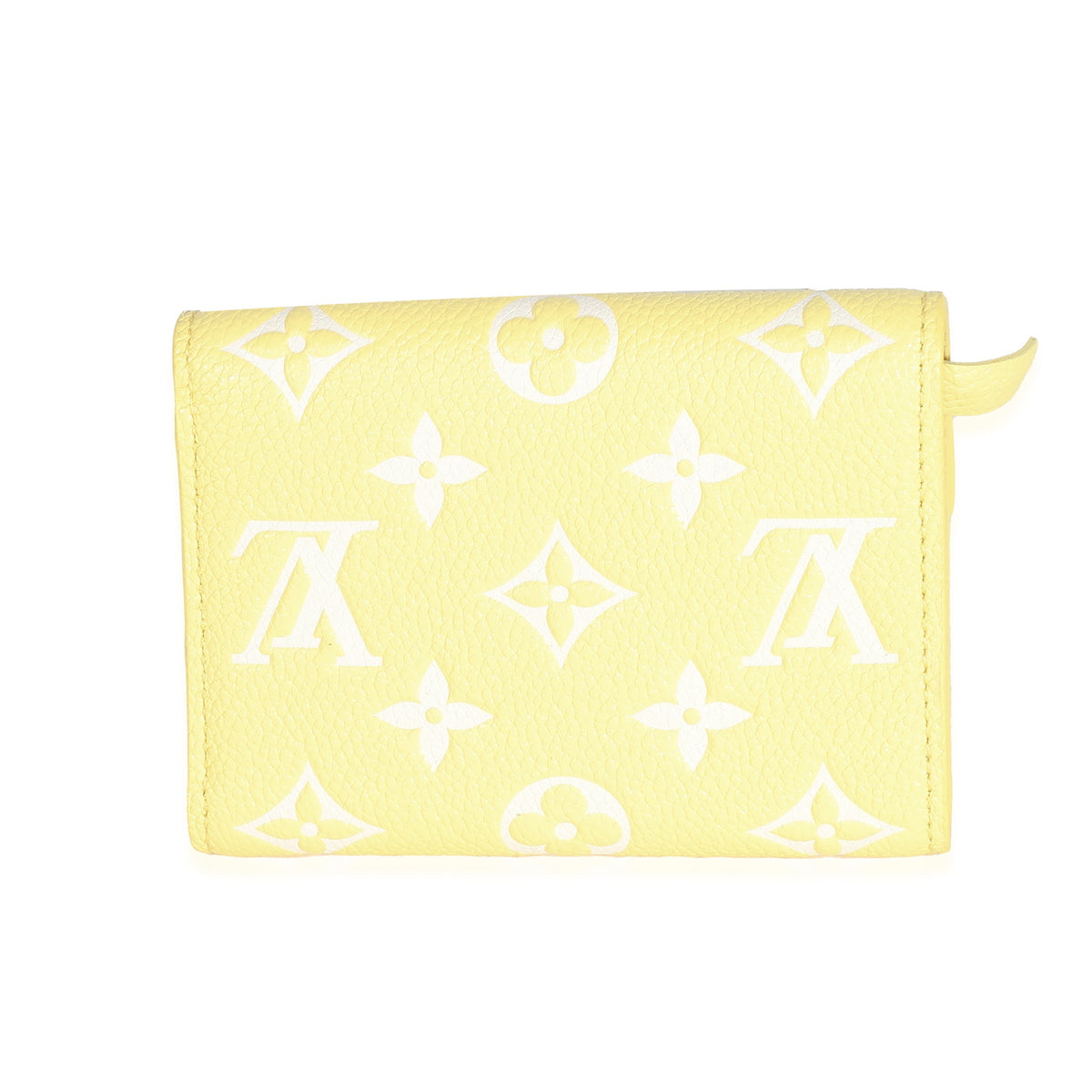 Louis Vuitton Lemon Curd Monogram Empreinte Victorine Wallet