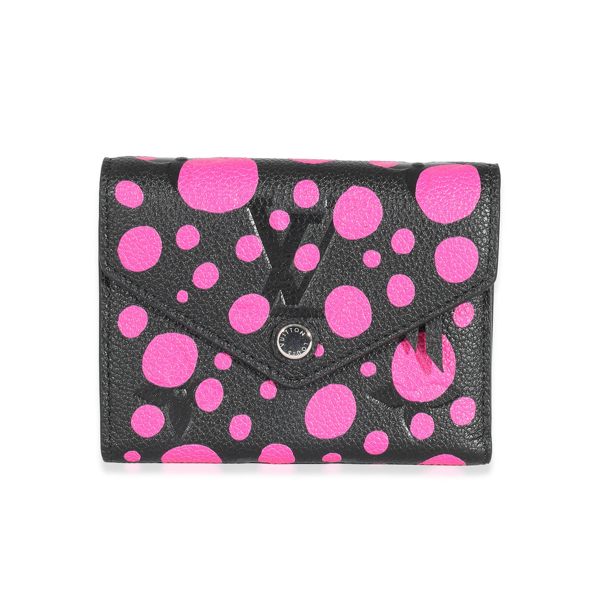 Louis Vuitton x Yayoi Kusama Noir Fuchsia Empreinte Victorine Wallet