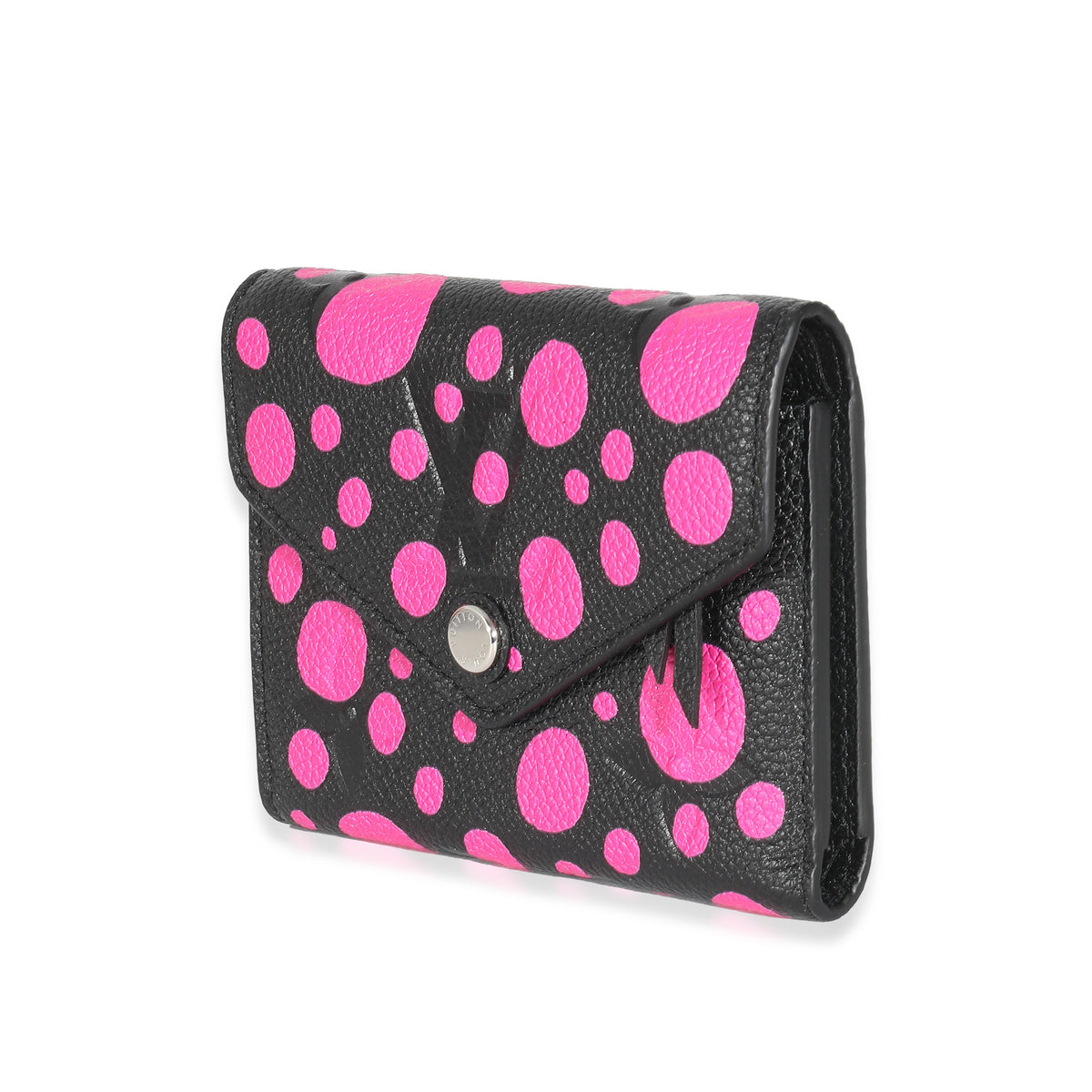 Louis Vuitton x Yayoi Kusama Noir Fuchsia Empreinte Victorine Wallet