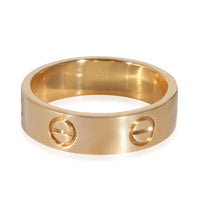 Cartier Love Ring in 18K Yellow Gold