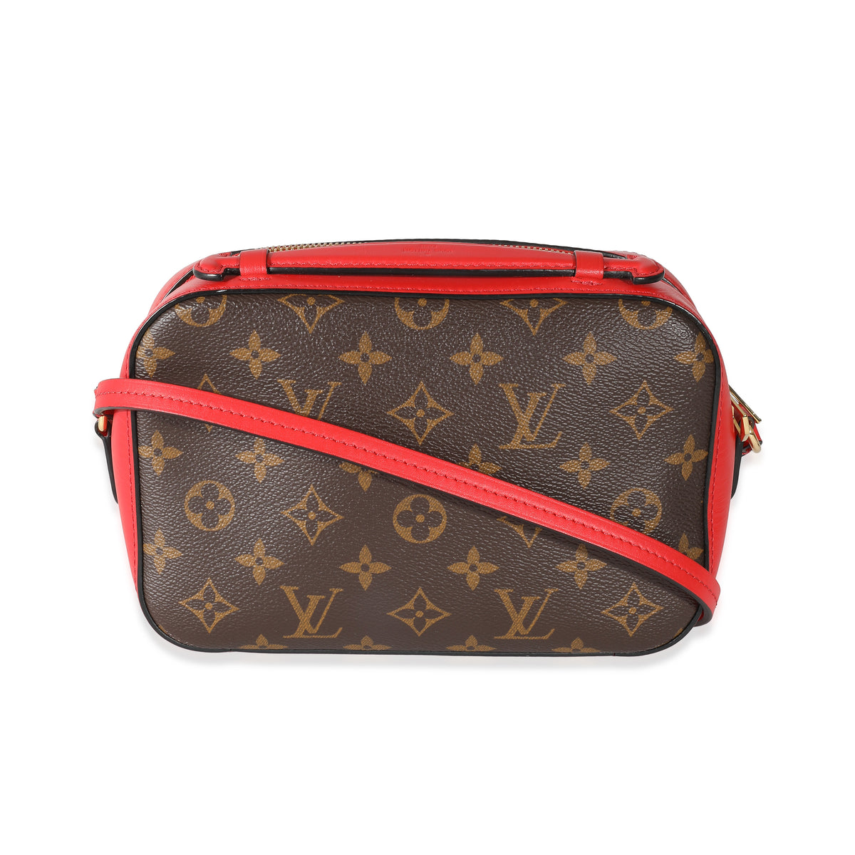 Louis Vuitton Coquelicot Monogram Canvas Saintonge