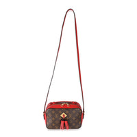 Louis Vuitton Coquelicot Monogram Canvas Saintonge