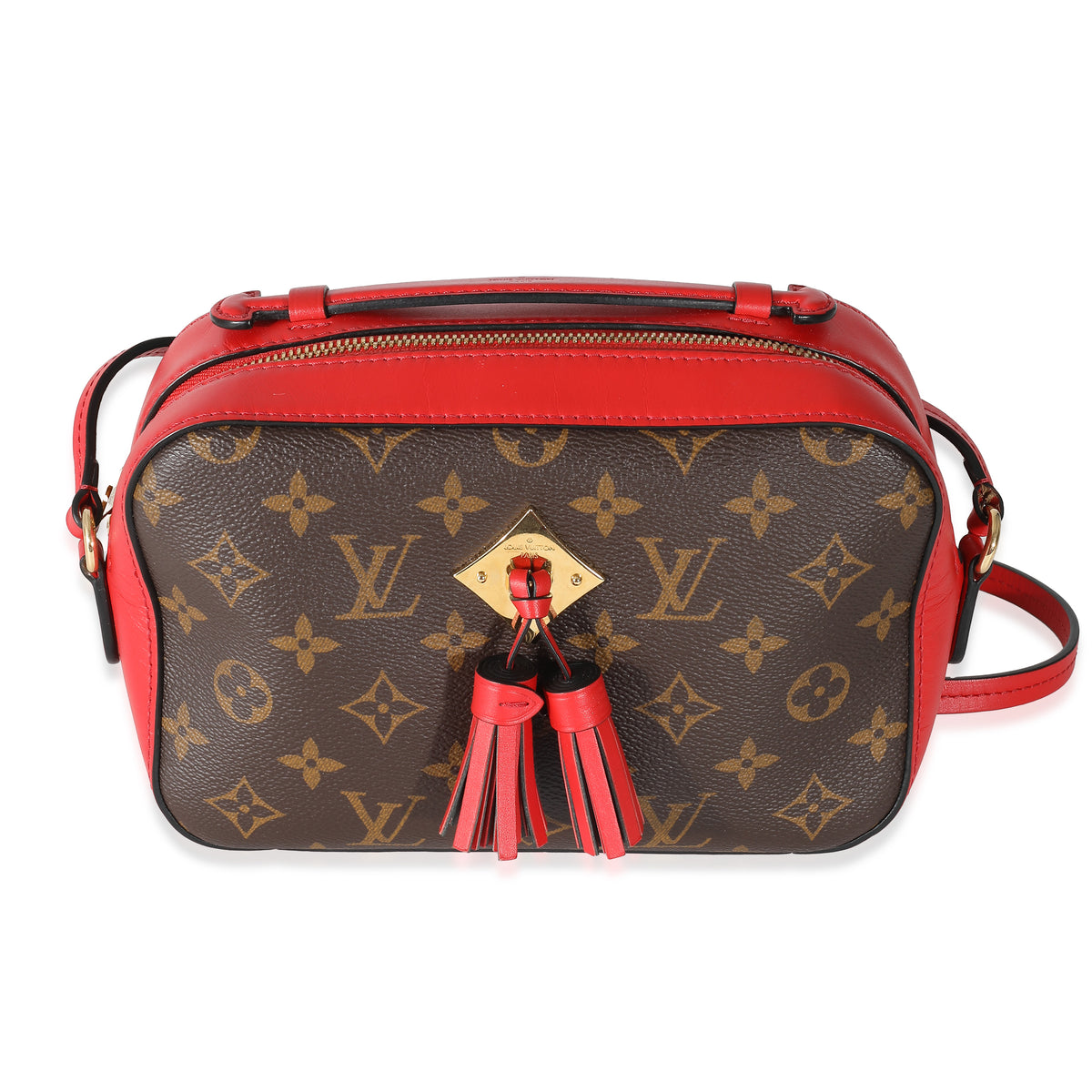 Louis Vuitton Coquelicot Monogram Canvas Saintonge