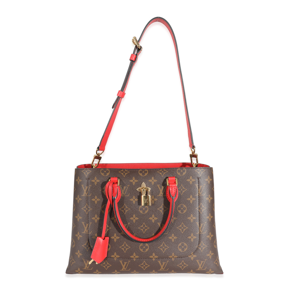 Louis Vuitton Coquelicot Monogram Canvas Flower Tote