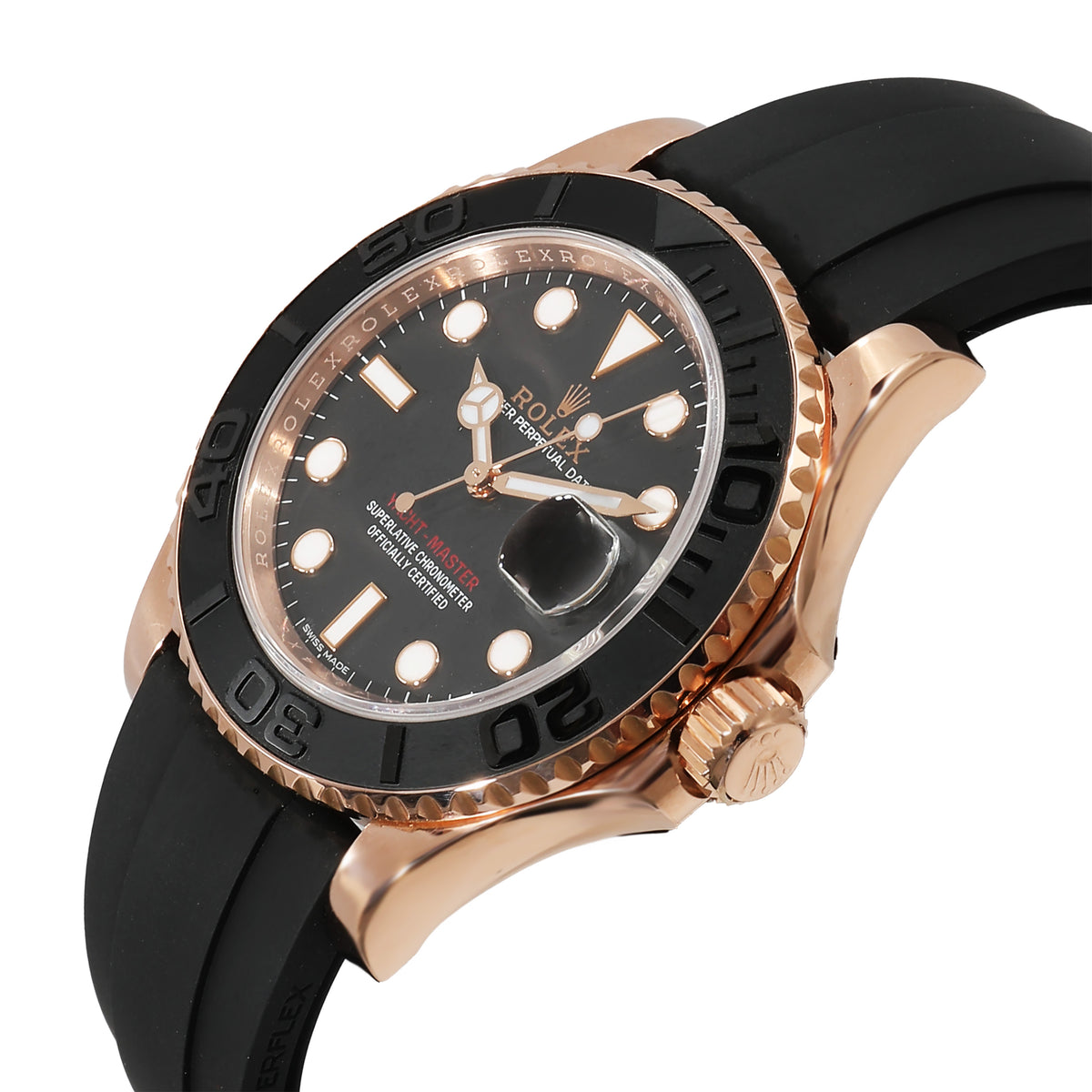 Rolex Yacht-Master 116655 Mens Watch in 18kt Rose Gold