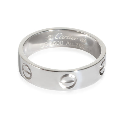 Cartier Love Ring in 18K White Gold