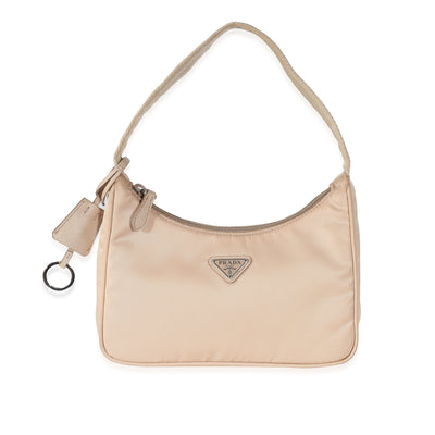 Prada Desert Beige Tessuto Nylon Re-Edition 2000 Mini Bag