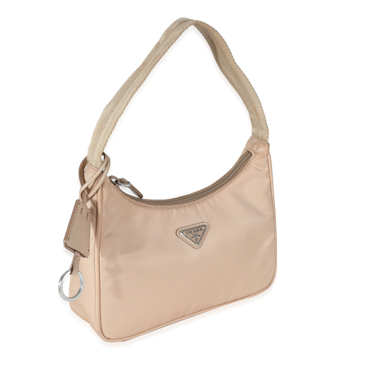 Prada Desert Beige Tessuto Nylon Re-Edition 2000 Mini Bag