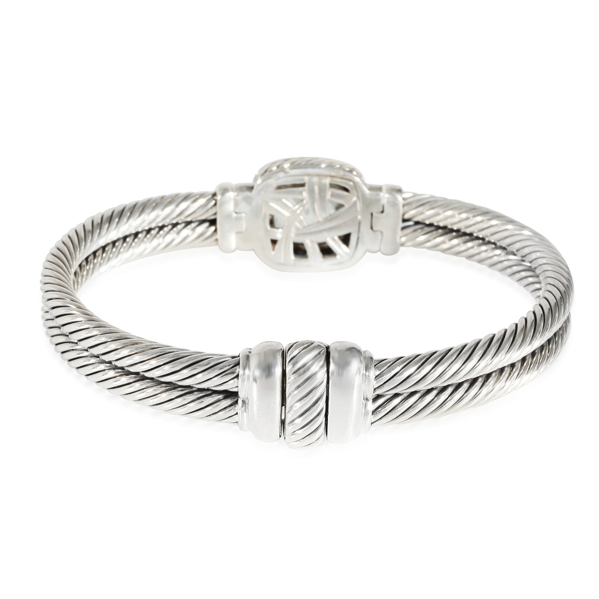 David Yurman Albion Prasiolite Bracelet in  Sterling Silver 0.25 CTW