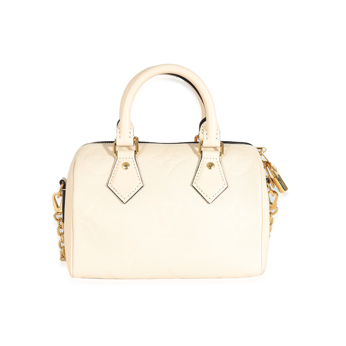 Louis Vuitton Creme Empreinte Speedy Bandoulière 20