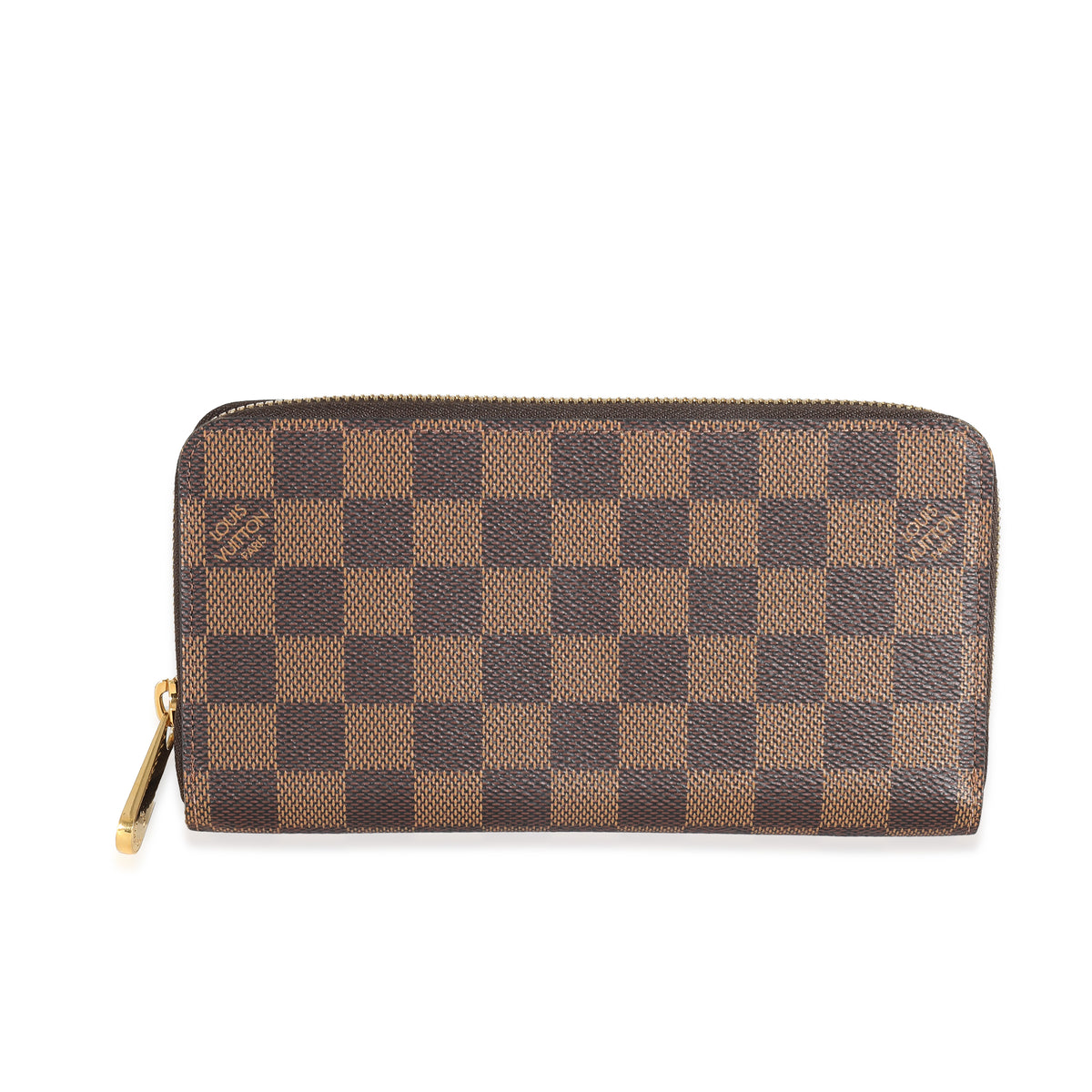 Louis Vuitton Damier Ebene Canvas Zippy Wallet