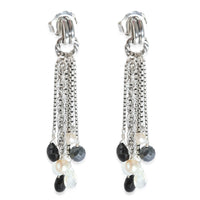 David Yurman Tassel Drop Multi-Gemstone Earrings in Sterling Silver