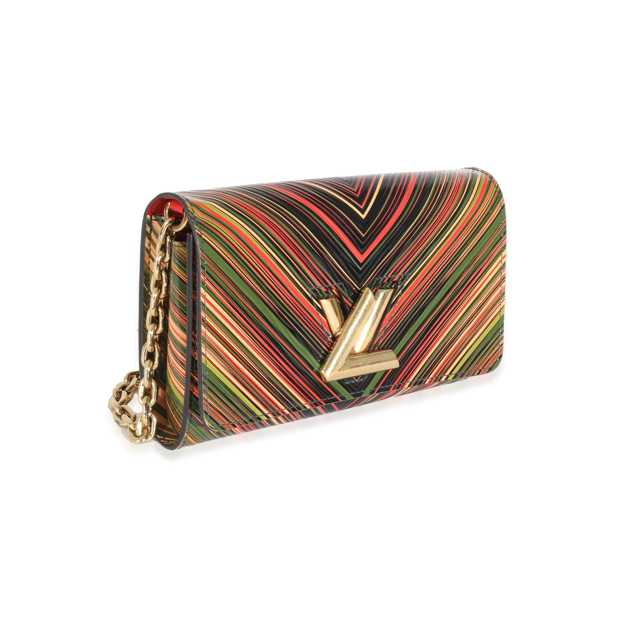 Louis Vuitton Epi Tropical Printed Twist Chain Wallet