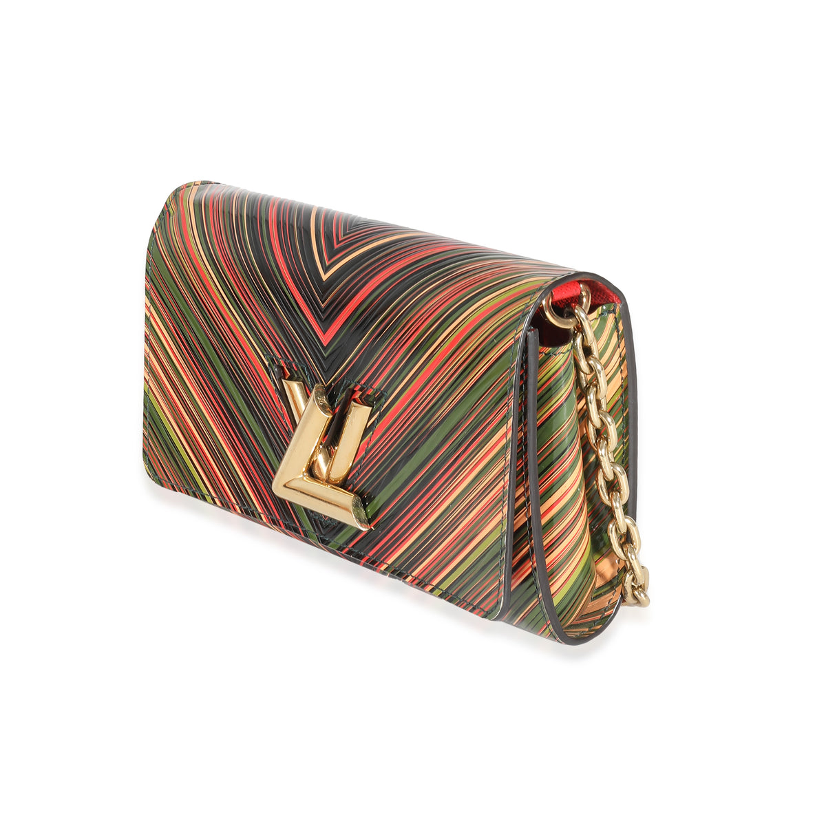 Louis Vuitton Epi Tropical Printed Twist Chain Wallet