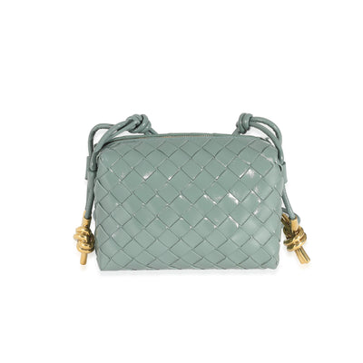 Bottega Veneta Aloe Patent Intrecciato Mini Loop Camera