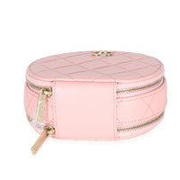 Chanel Pink Quilted Caviar Handle With Care Vanity Crossbody