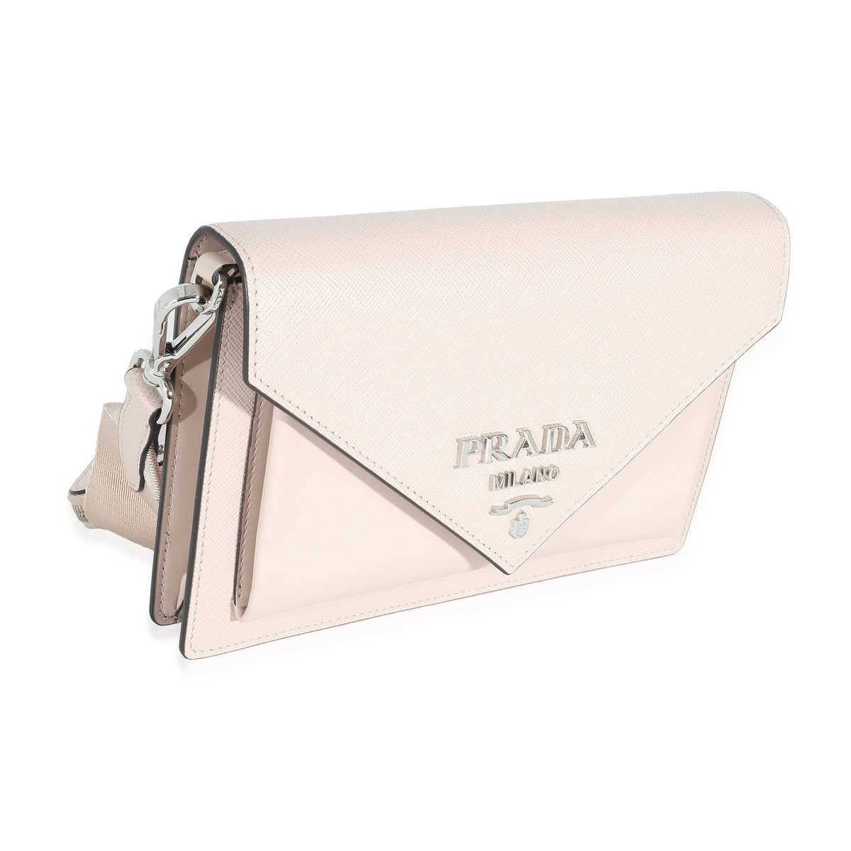 Leather Purse Prada Saffiano Envelope Mini Bag Prada Beige