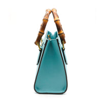 Gucci Dusty Azure Wonka Calfskin Mini Diana Tote Bag