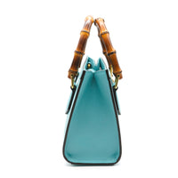 Gucci Dusty Azure Wonka Calfskin Mini Diana Tote Bag