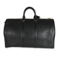 Louis Vuitton Black Epi Keepall 45